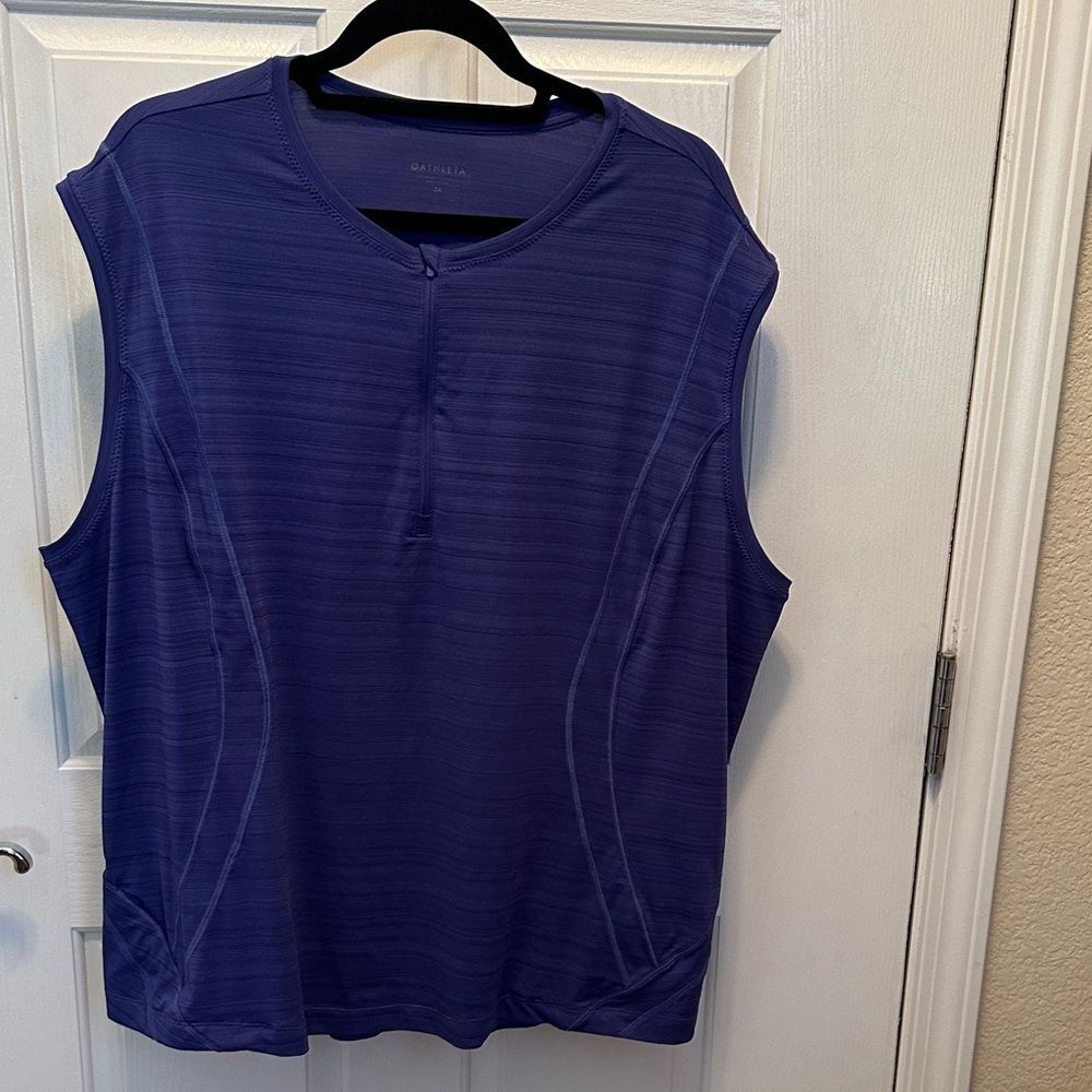 Athleta Women's Purple-ish Blue Active Top, size 3X
